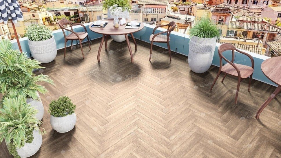 Виниловая плитка "Alpine Floor" Parquet LVT Макадамия (590*118*2,5 мм) — купить в Якутске