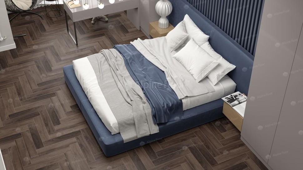 Виниловая плитка "Alpine Floor" Parquet LVT Фафнир (590*118*2,5 мм) — купить в Якутске