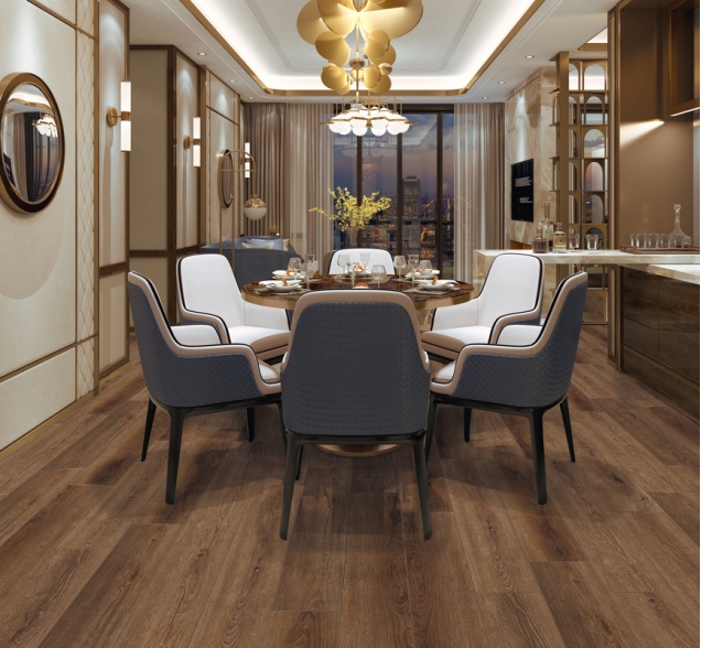 SPC ламинат "CronaFloor" Wood 4V Дуб Регин (1200*180*4 мм) — купить в Якутске