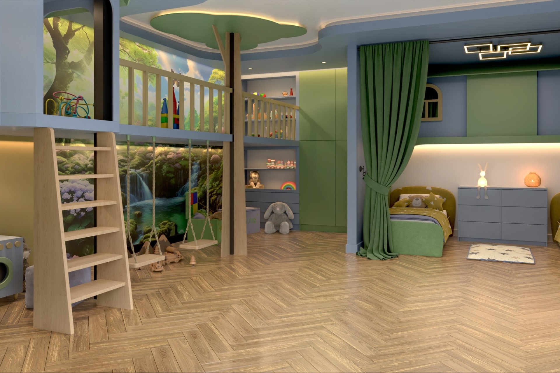 Инженерный паркет «Damy Floor» Натуральный (укладка елочкой) — купить в Якутске