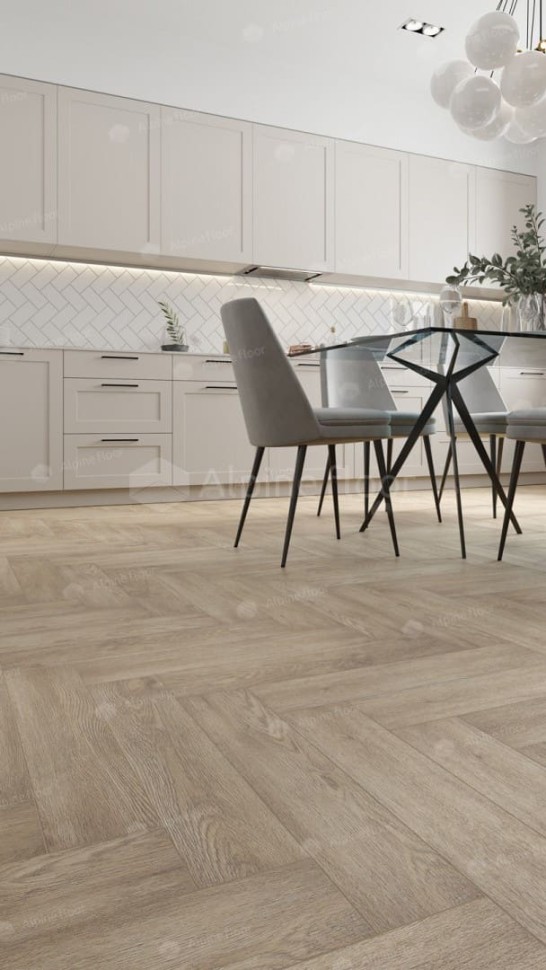Виниловая плитка "Alpine Floor" Parquet LVT Дуб Ваниль Селект (590*118*2,5 мм) — купить в Якутске