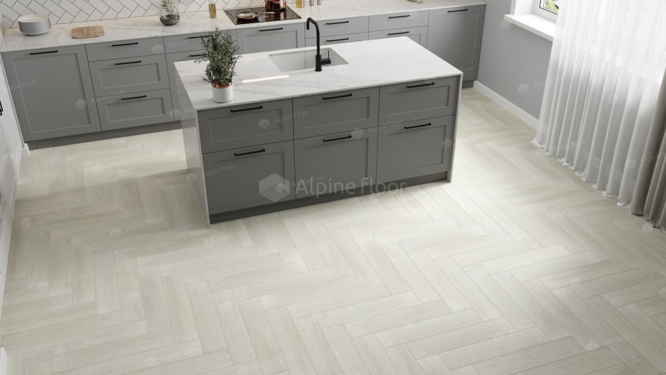 Виниловая плитка "Alpine Floor" Parquet LVT Зимний Лес (590*118*2,5 мм) — купить в Якутске