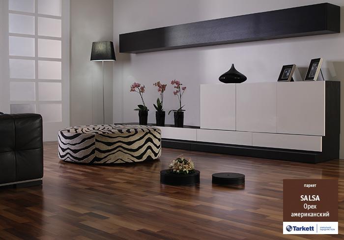 Паркетная доска "Tarkett" Salsa Орех американский (2283*194*14 мм) — купить в Якутске