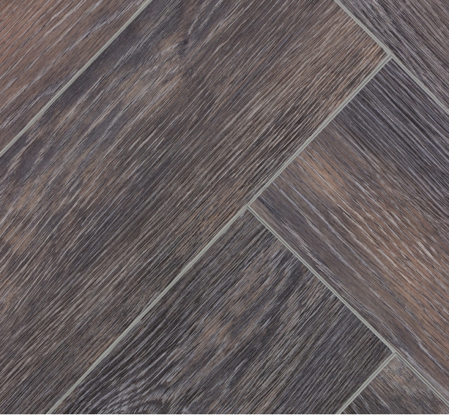 Виниловый ламинат SPC "Cronafloor" Herringbone Дуб Бордо (640*128*4,5 мм) — купить в Якутске