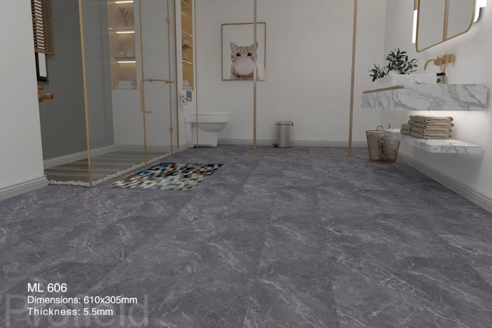 SPC ламинат "Profield" Грей марбл (305*610*5,5 мм) — купить в Якутске