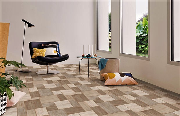 Линолеум полукоммерческий "IVC" Greenline Landscape 542 (4м) — купить в Якутске