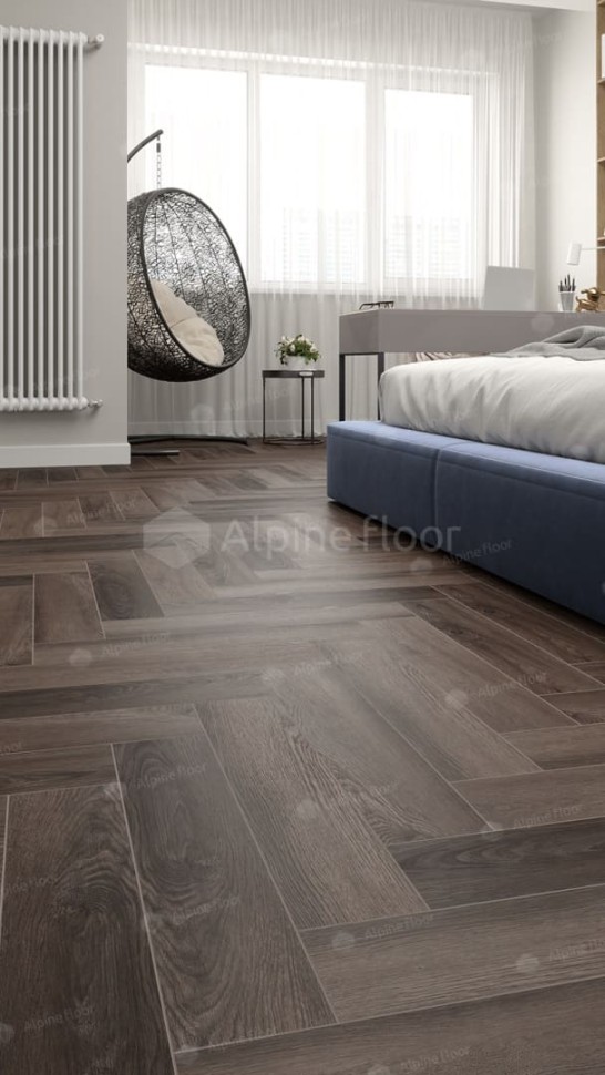 Виниловая плитка "Alpine Floor" Parquet LVT Фафнир (590*118*2,5 мм) — купить в Якутске