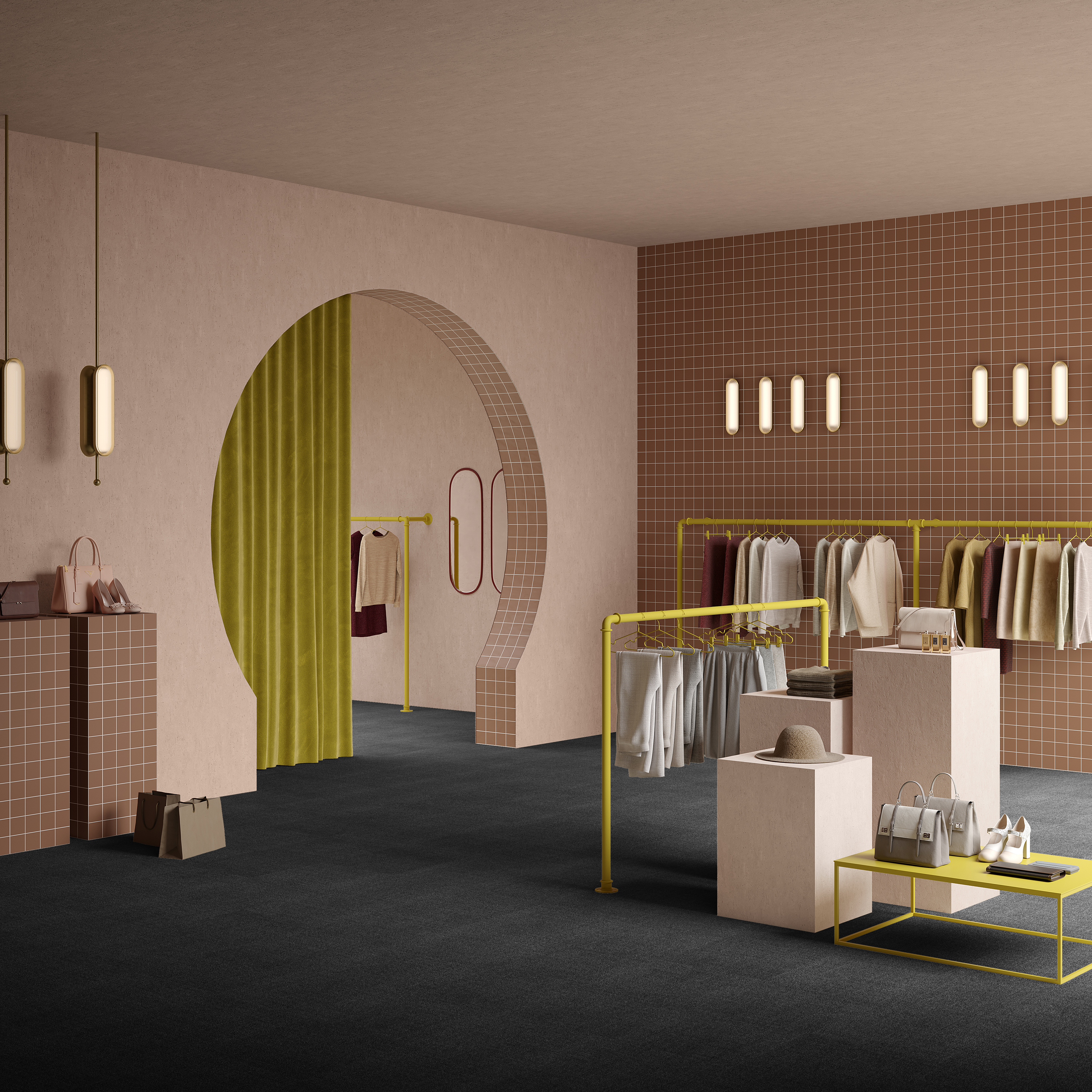 Ковровая плитка Mantra Tile 99 (500*500*6 мм) — купить в Якутске