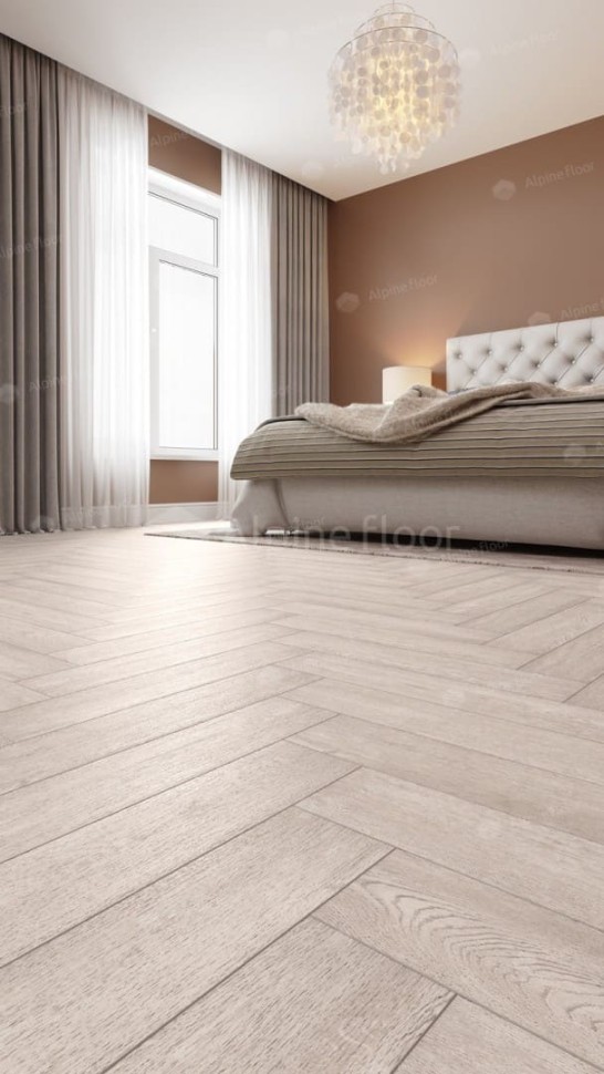 Виниловая плитка "Alpine Floor" Parquet LVT Голубой Лес (590*118*2,5 мм) — купить в Якутске