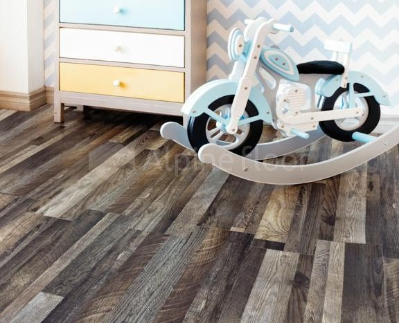 Кварцвиниловая плитка "Alpine Floor" Орех Состаренный (1219*184*3мм) — купить в Якутске