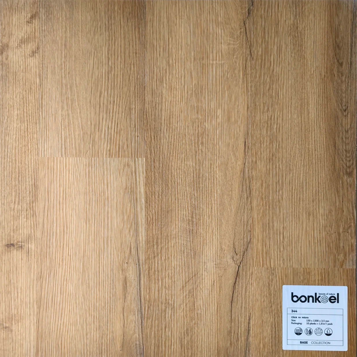 Плитка ПВХ "Bonkeel" Base New 344 (1220*150*3,5 мм) — купить в Якутске