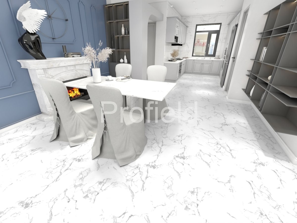 HSPC ламинат "Profield" Камень белый (610*305*5,5 мм) — купить в Якутске