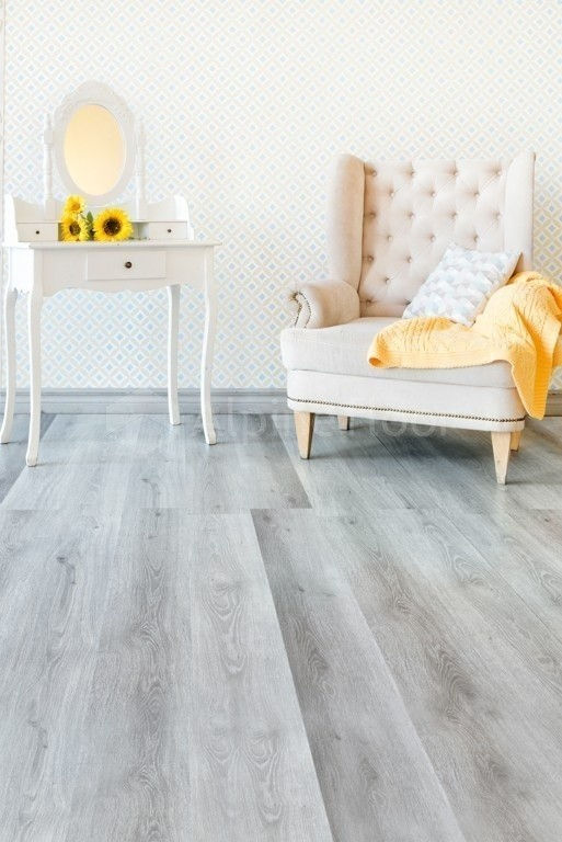 Кварцвиниловая плитка "Alpine Floor" Дуб Пепельный  (1219*184*2мм) — купить в Якутске