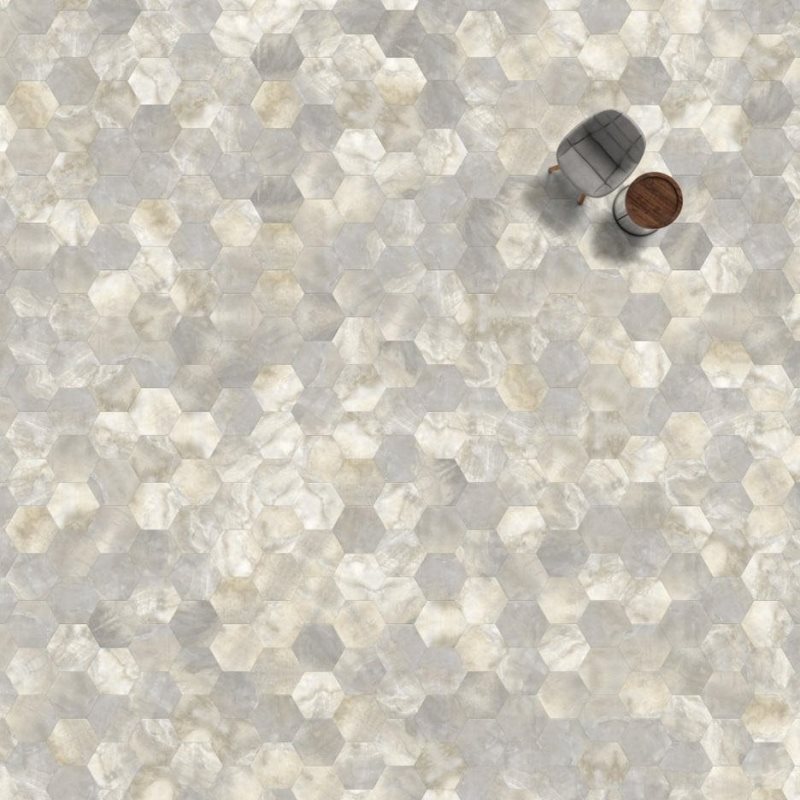 Виниловая плитка Big Hexagon 294 (452,64*392*2,5 мм) — купить в Якутске