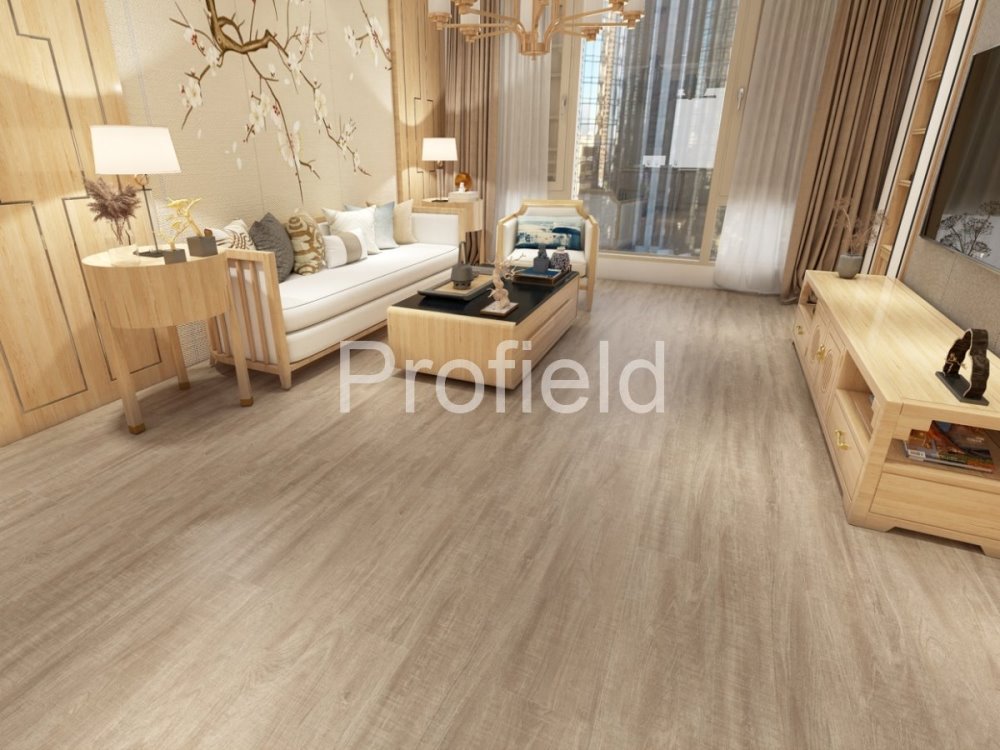 HSPC ламинат "Profield" Тик натуральный (1200*228*5,5 мм) — купить в Якутске