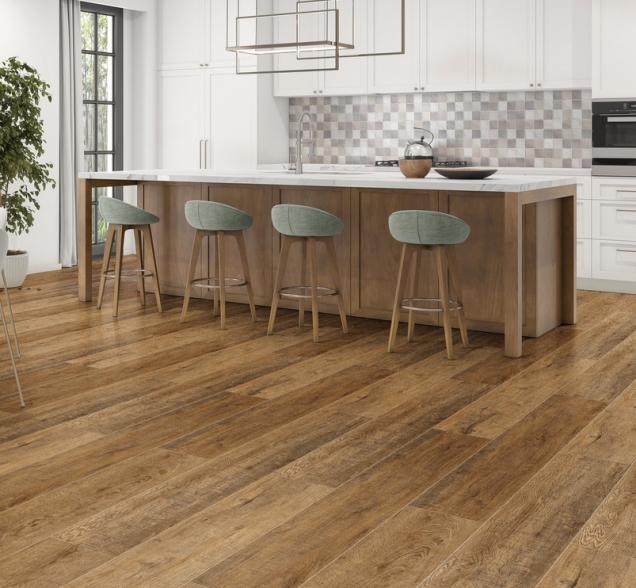 SPC ламинат "CronaFloor" Wood 4V Дуб Робуста (1200*180*4 мм) — купить в Якутске