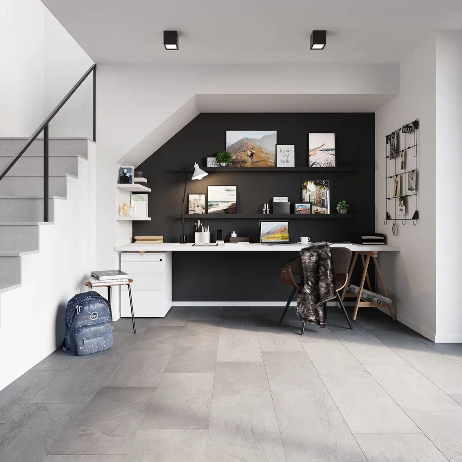 SPC ламинат "Invictus" Groovy Granite Steel (603*298*6мм) — купить в Якутске