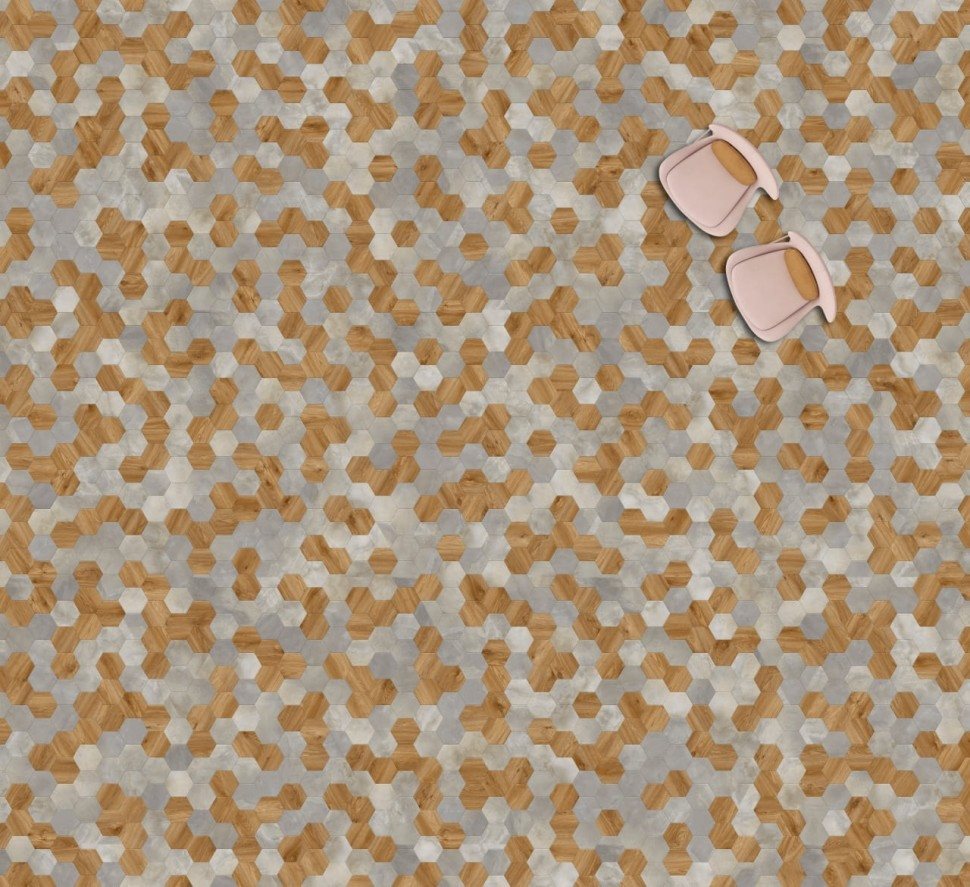 Виниловая плитка "Moduleo" Moods Hexagon 334 (226,32*196*2,5 мм) — купить в Якутске
