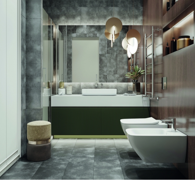 SPC ламинат "CronaFloor" Stone 4V Торнадо Серый (600*300*4 мм) — купить в Якутске