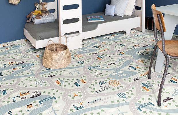 Линолеум бытовой "IVC" Neo Karta 82 (3м) — купить в Якутске