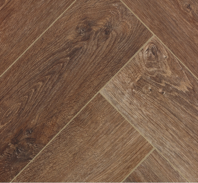 Виниловый ламинат SPC "Cronafloor" Herringbone Дуб Тулуза (640*128*4,5 мм) — купить в Якутске