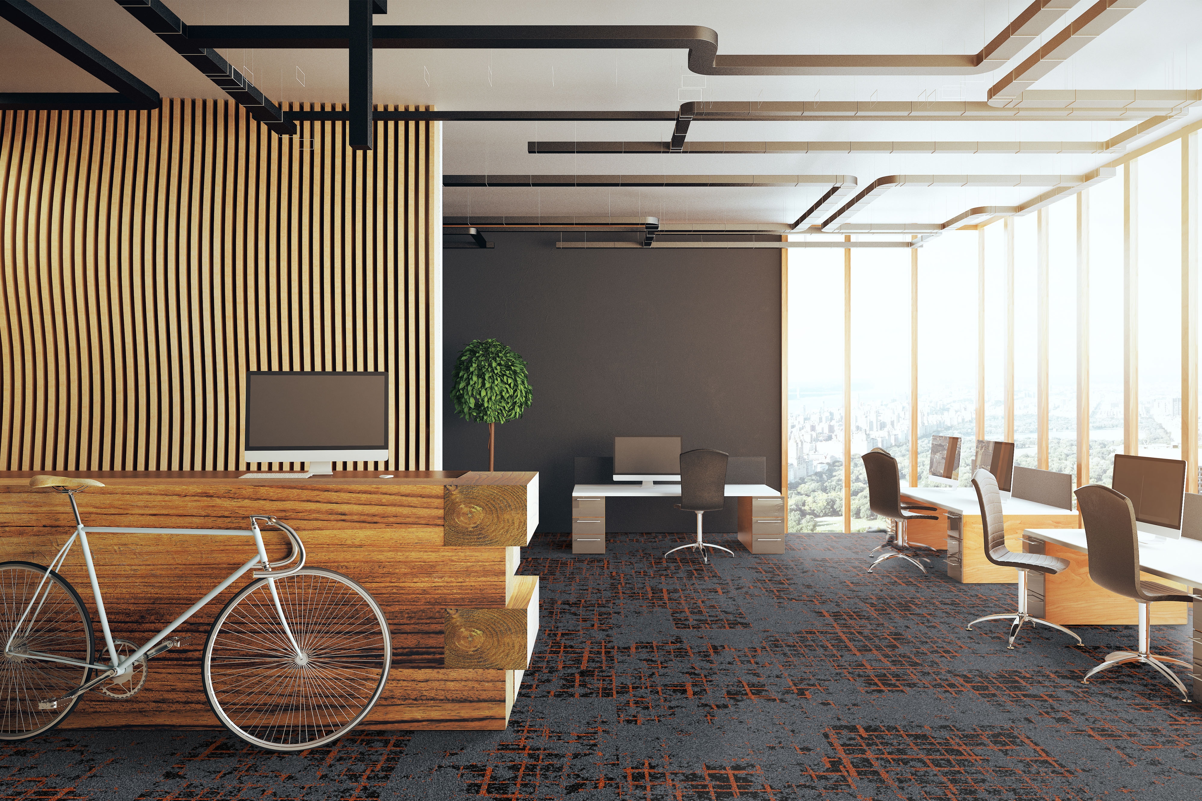 Ковровая плитка Macro Tile 91 (500*500*5 мм) — купить в Якутске