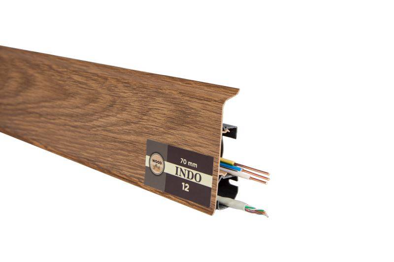 Плинтус "Arbiton" Indo Дуб Темный (2500*26*70 мм) — купить в Якутске