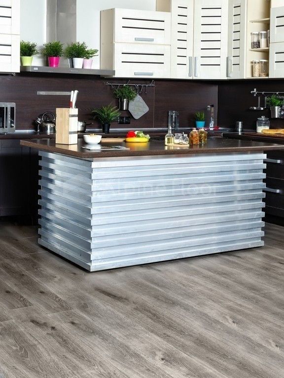 Кварцвиниловая плитка "Alpine Floor" Дуб Дымчатый (1219*184*3мм) — купить в Якутске