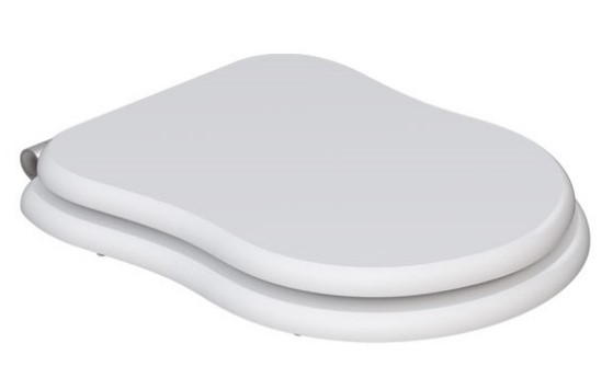 Сиденье для унитаза Armonia 3813 с механизмом плавного закрывания петли хром KFE-BC-B231