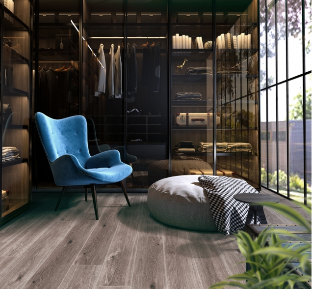 SPC ламинат "CronaFloor" Wood 4V Дуб Хельсинки (1200*180*4 мм) — купить в Якутске