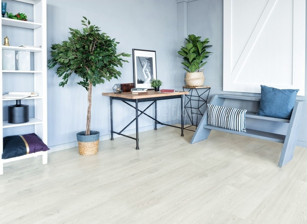 Кварцвиниловая плитка "Alpine Floor" Дуб Светлый  (1219*184*2мм) — купить в Якутске