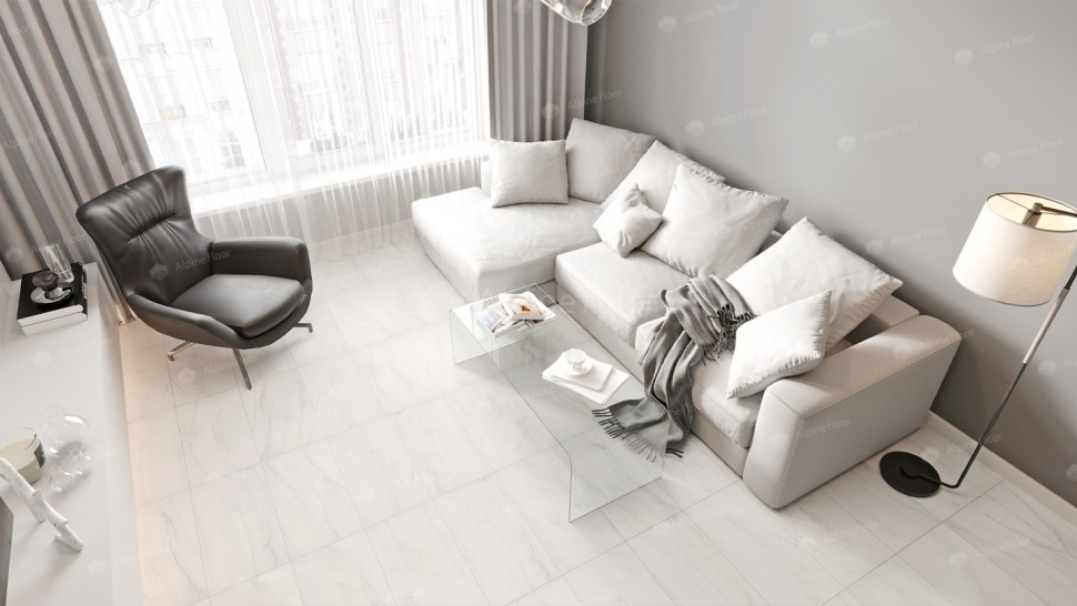 Виниловая плитка "Alpine Floor" Light Stone Брайс (608*303*2,5 мм) — купить в Якутске