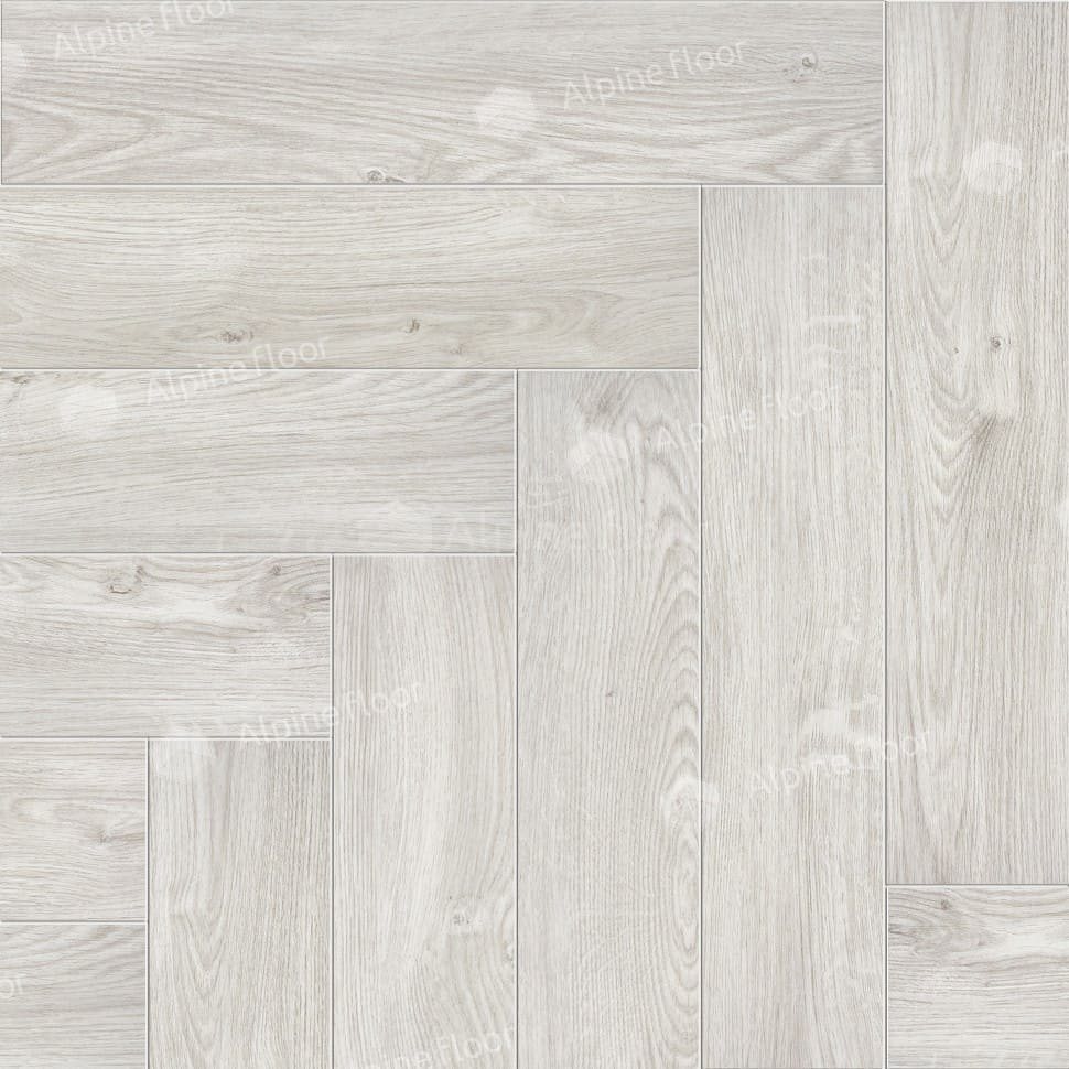 Виниловая плитка "Alpine Floor" Parquet LVT Снежный (590*118*2,5 мм) — купить в Якутске