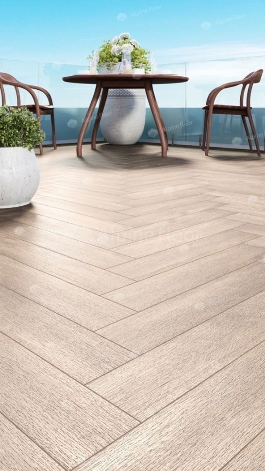 Виниловая плитка "Alpine Floor" Parquet LVT Макадамия (590*118*2,5 мм) — купить в Якутске