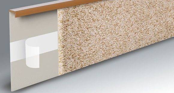 Плинтус для ковролина "Korner" Listwa зеленый (2500*13,8*50 мм) — купить в Якутске