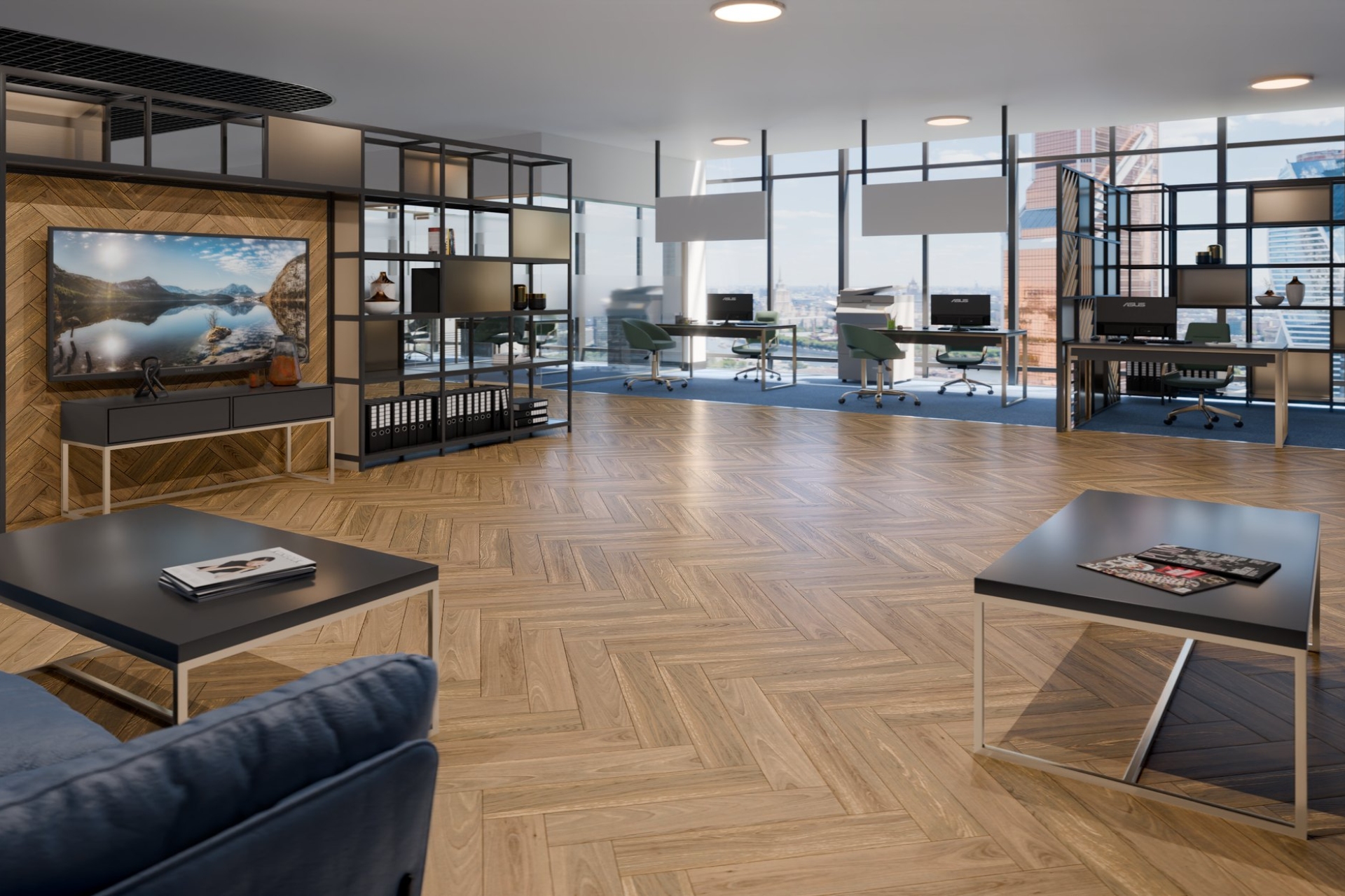 Инженерный паркет «Damy Floor» Натуральный (укладка елочкой) — купить в Якутске