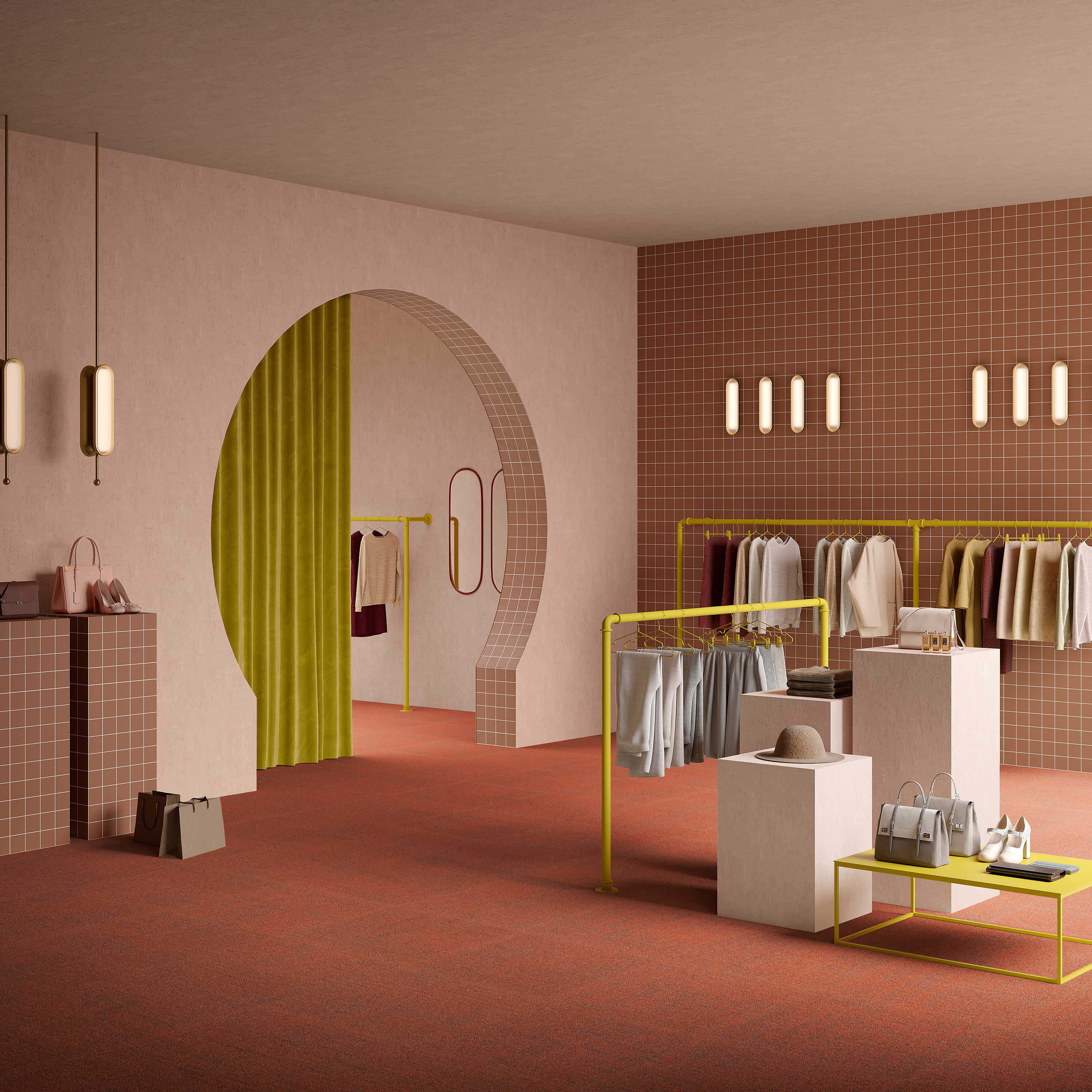 Ковровая плитка Mantra Tile 89 (500*500*6 мм) — купить в Якутске