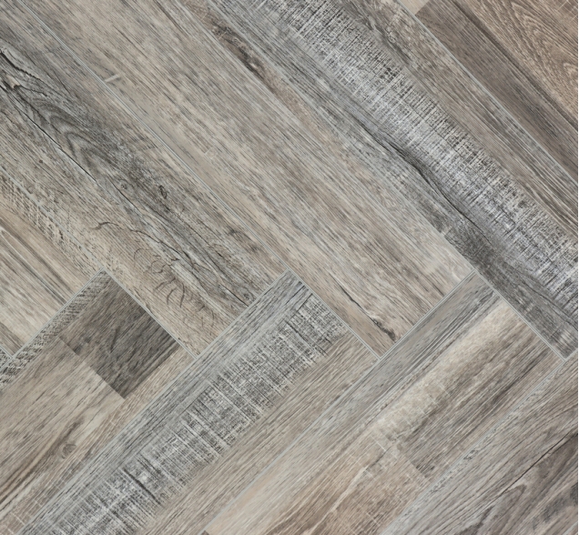 Виниловый ламинат SPC "Cronafloor" Herringbone Дуб Реймс (640*128*4,5 мм) — купить в Якутске