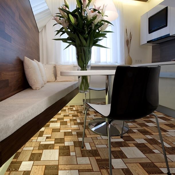 Линолеум бытовой "Комитекс" Печора Тетрис 862 (2,5м) — купить в Якутске