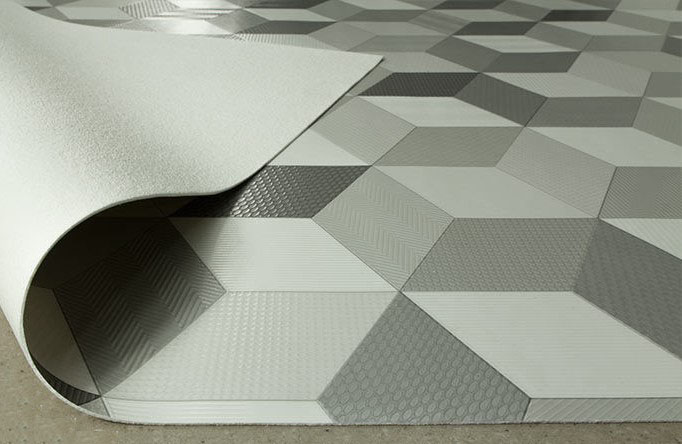 Линолеум бытовой "IVC" Bingo Cubes 83 (3м) — купить в Якутске