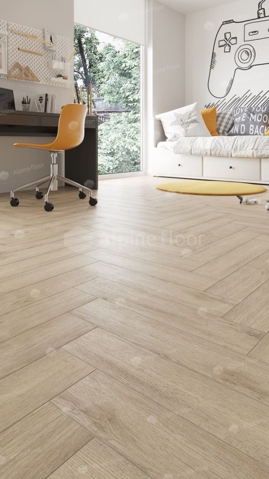 Виниловая плитка "Alpine Floor" Parquet LVT Дуб Медия (590*118*2,5 мм) — купить в Якутске
