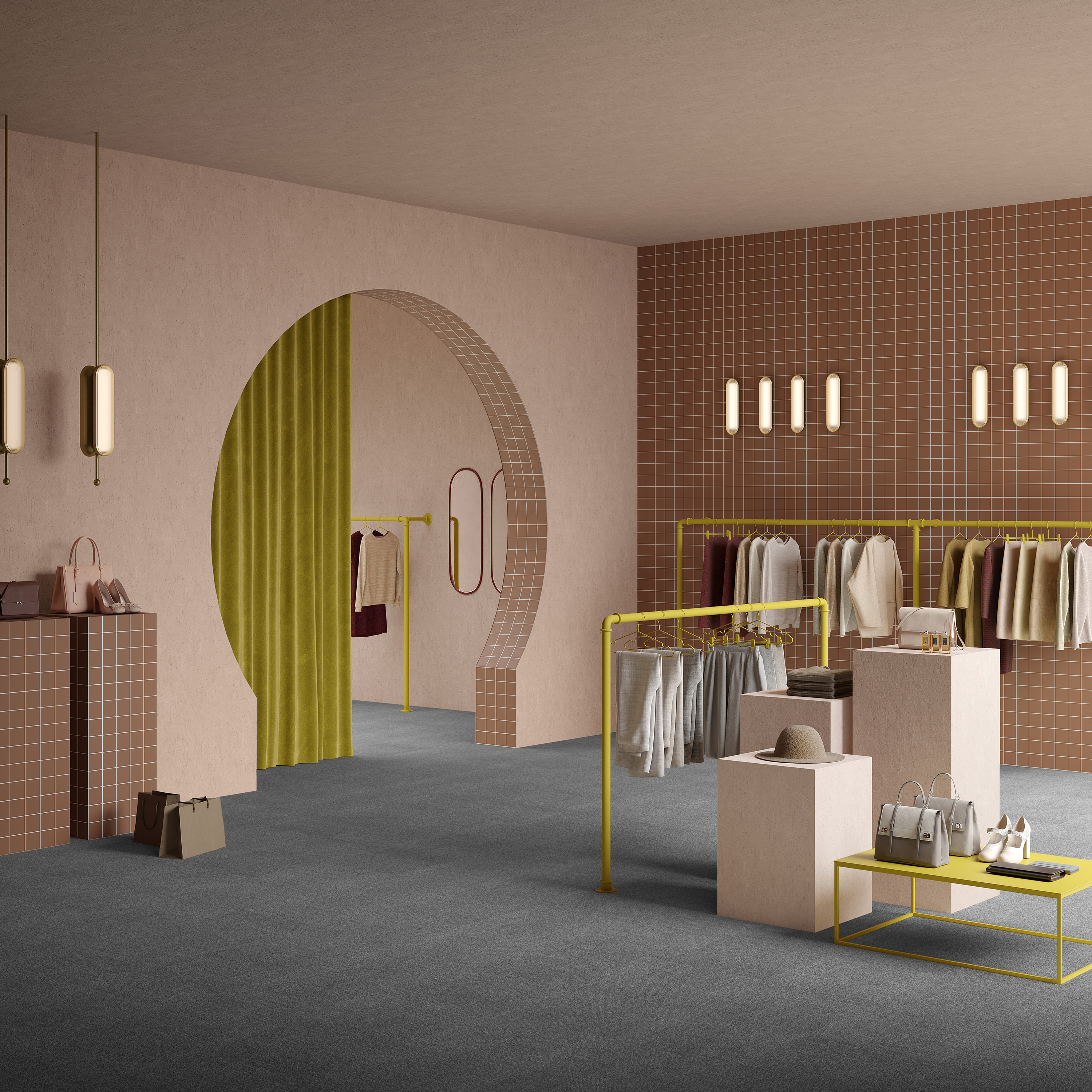 Ковровая плитка Mantra Tile 97 (500*500*6 мм) — купить в Якутске