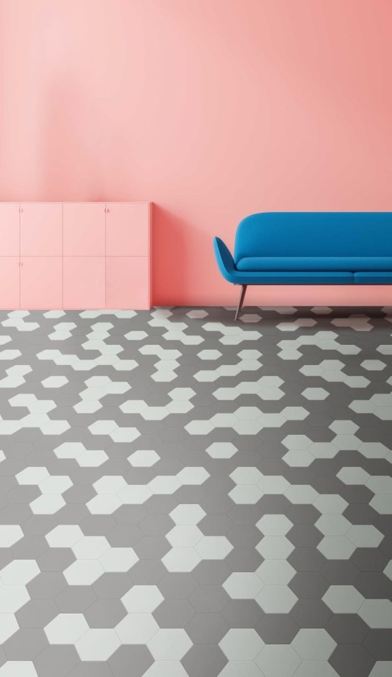 Виниловая плитка "Moduleo" Moods Hexagon 339 (226,32*196*2,5 мм) — купить в Якутске