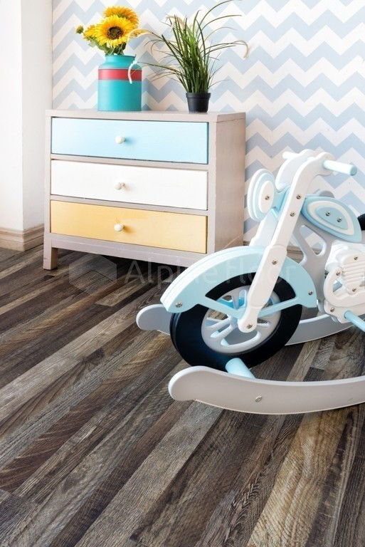 Кварцвиниловая плитка "Alpine Floor" Орех Состаренный (1219*184*3мм) — купить в Якутске