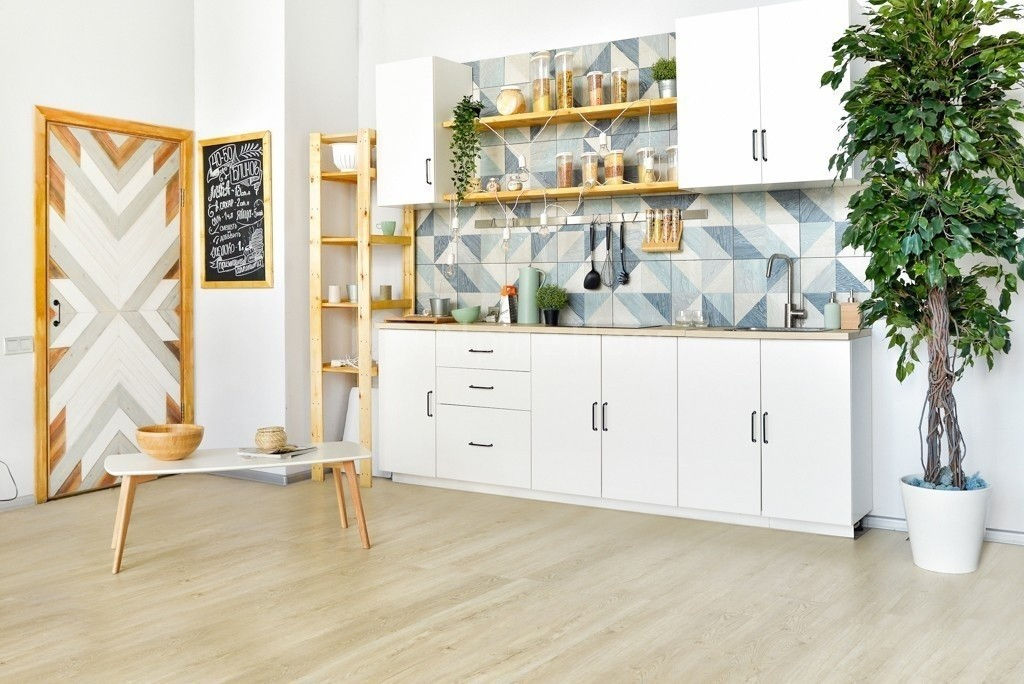 Замковая ПВХ плитка Секвойя Медовая  (1219*184*3,2мм) — купить в Якутске