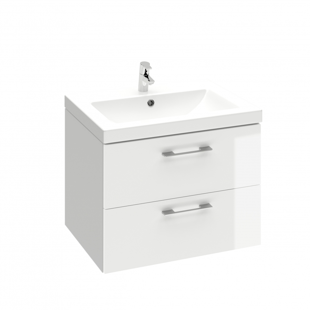 Тумба Lara подвесная под раковину Como 60 белая S-SZ-LARA-CO60/Wh (SB-SZ-LARA-CO60/Wh)