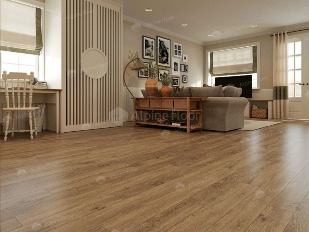 SPC Ламинат "Alpine Floor" Grand Sequoia Village Макадамия (1220*125*4 мм) — купить в Якутске