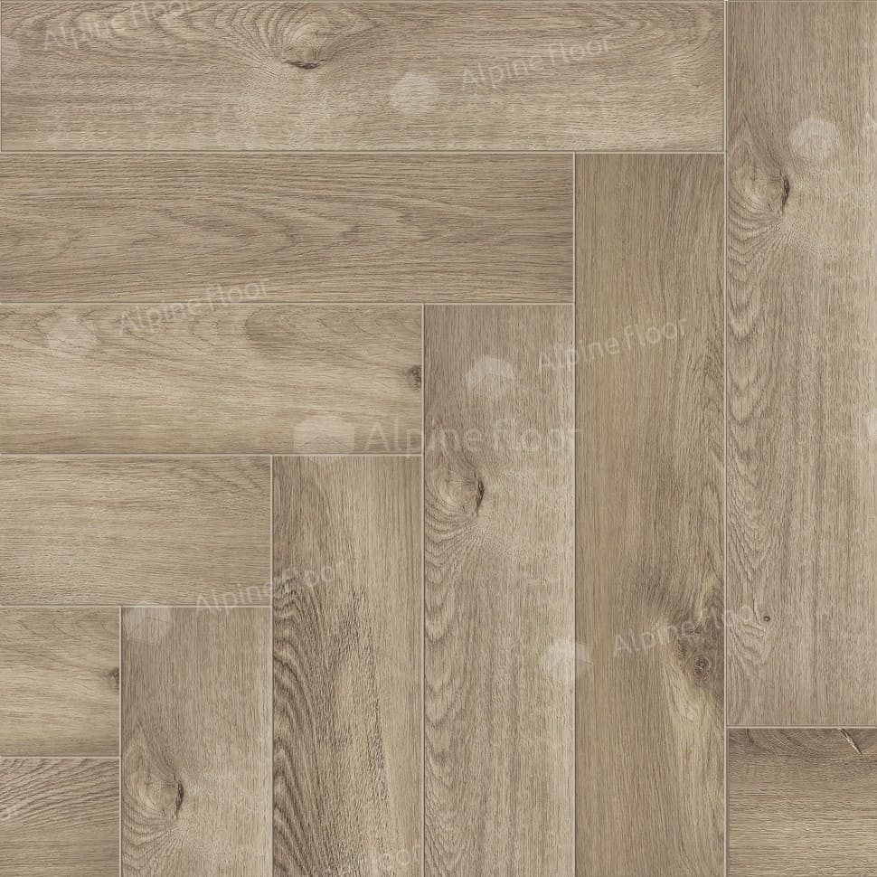 Виниловая плитка "Alpine Floor" Parquet LVT Дуб Натуральный Отбеленный (590*118*2,5 мм) — купить в Якутске