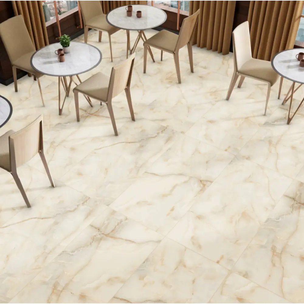 Керамогранит "Sonex" Honey onyx Glossy полированный 60x120x0.82см цвет бежевый с разводами — купить в Якутске