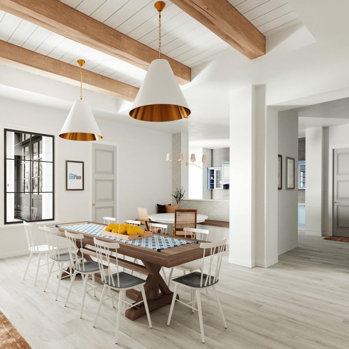 Виниловое напольное покрытие ScandiWood 05 Дуб Ледяной (180*1220*5 мм) — купить в Якутске